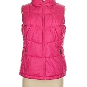 Marc New York by Andrew Marc Women's Lightweight Vest - Pink w/Orange-SZXL